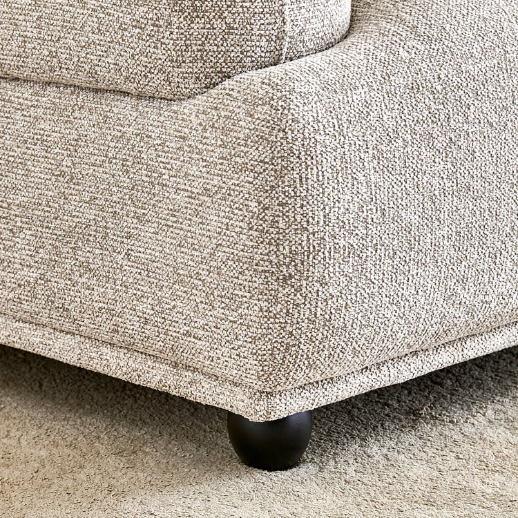 Foresta Fabric 3-Seater Sofa - Taupe