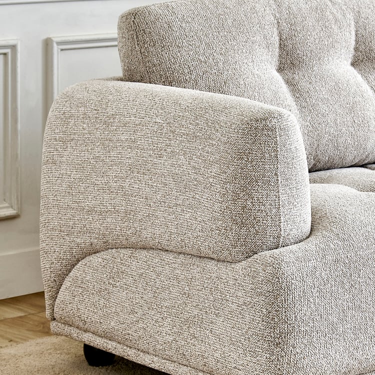 Foresta Fabric 3-Seater Sofa - Taupe