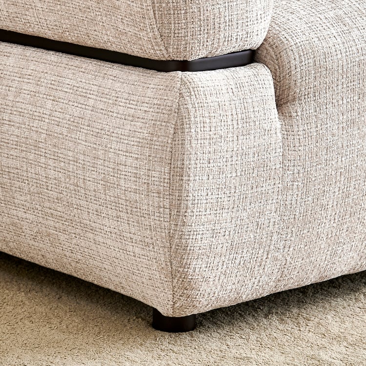 Grove Fabric 3-Seater Sofa - Beige