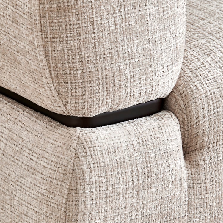 Grove Fabric 3-Seater Sofa - Beige