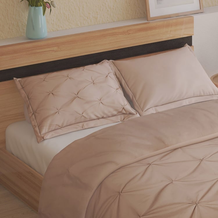 Nesta 3Pcs Pinchpleat Double Comforter Set