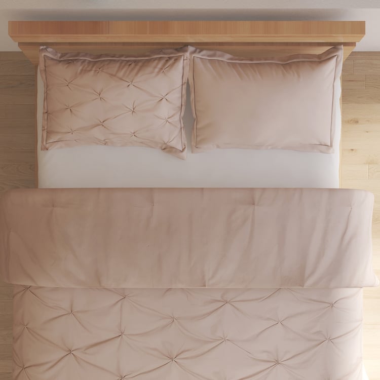 Nesta 3Pcs Pinchpleat Double Comforter Set