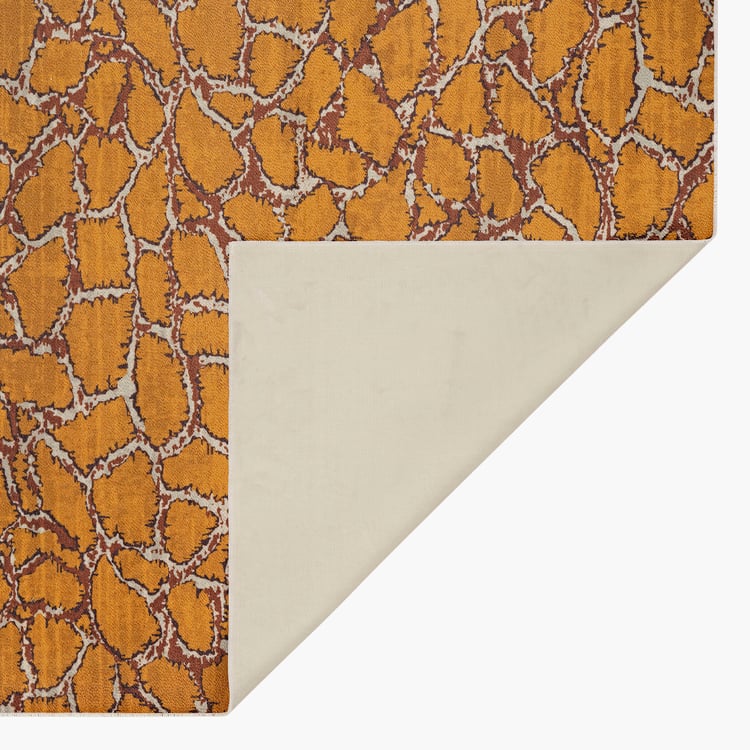 KALEEN Jungle Zeus Animal Print Dhurrie - 91x60cm