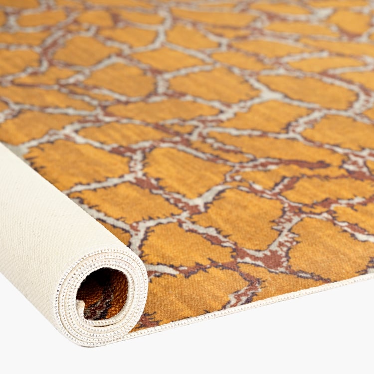 KALEEN Jungle Zeus Animal Print Dhurrie - 91x60cm