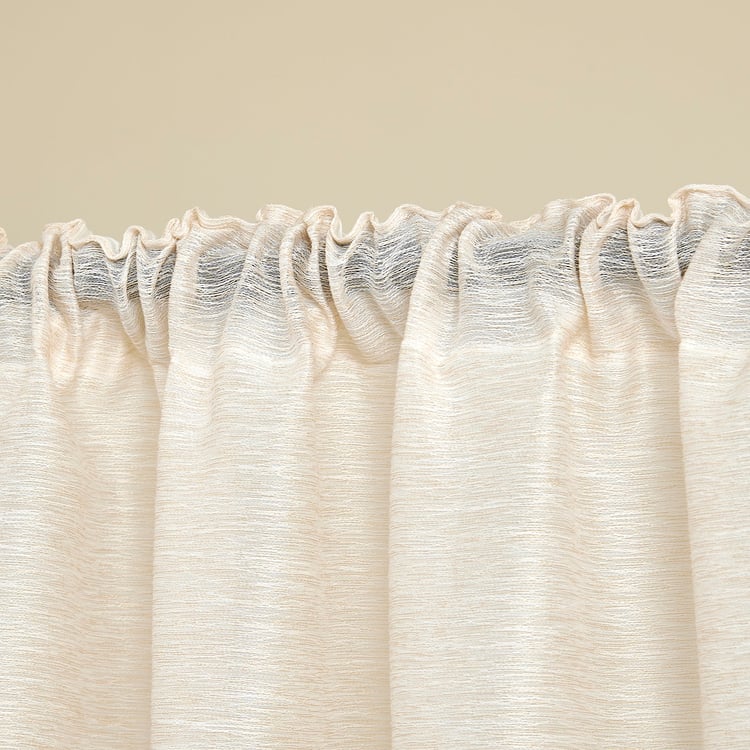 Amaira Flow Set of 2 Sheer Door Curtains - 7.35ft (225cm)