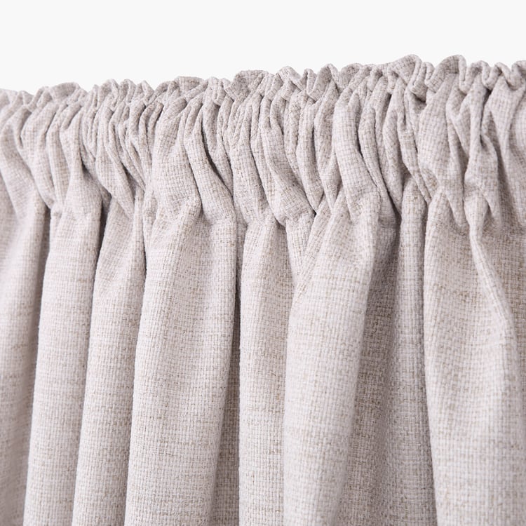 Muffle Dusk Set of 2 Blackout Door Curtains - 7.3ft (225cm)