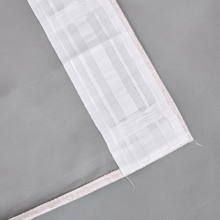 Muffle Dusk Set of 2 Blackout Door Curtains - 7.3ft (225cm)
