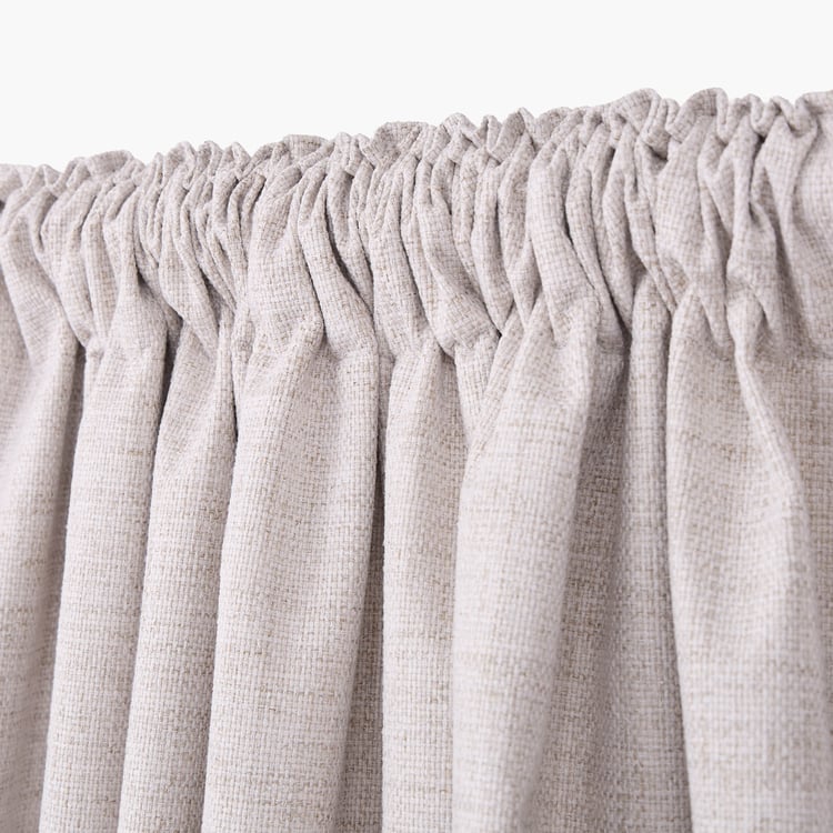 Muffle Dusk Set of 2 Blackout Door Curtains - 8.85ft (270cm)