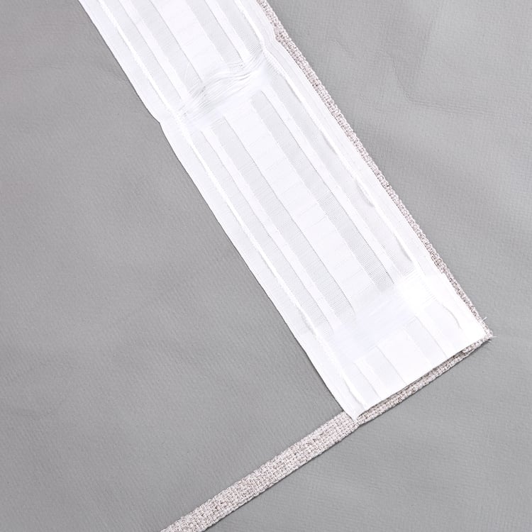 Muffle Dusk Set of 2 Blackout Door Curtains - 7.3ft (225cm)