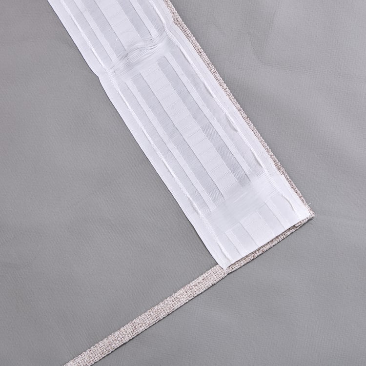 Muffle Dusk Set of 2 Blackout Door Curtains - 8.85ft (270cm)