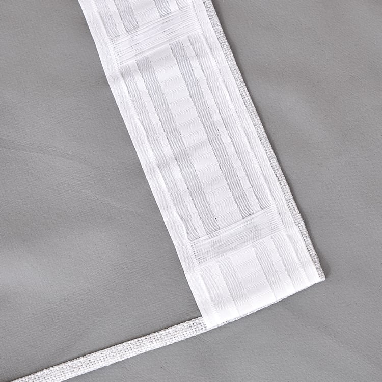 Muffle Dusk Set of 2 Blackout Door Curtains - 7.3ft (225cm)