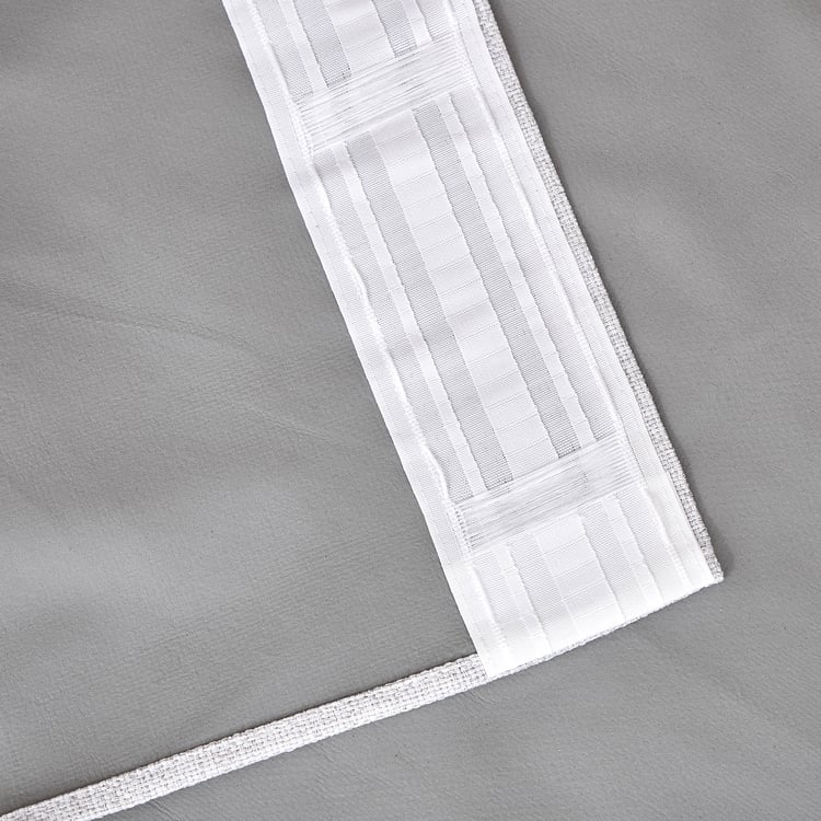 Muffle Dusk Set of 2 Blackout Door Curtains - 8.85ft (270cm)