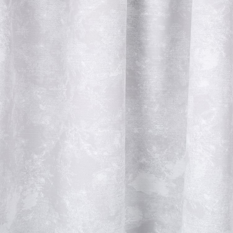 Muffle Etch Set of 2 Jacquard Blackout Door Curtains - 8.85ft (270cm)