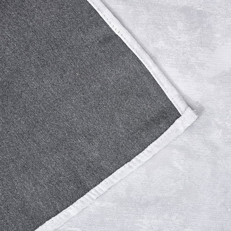 Muffle Etch Set of 2 Jacquard Blackout Door Curtains - 8.85ft (270cm)
