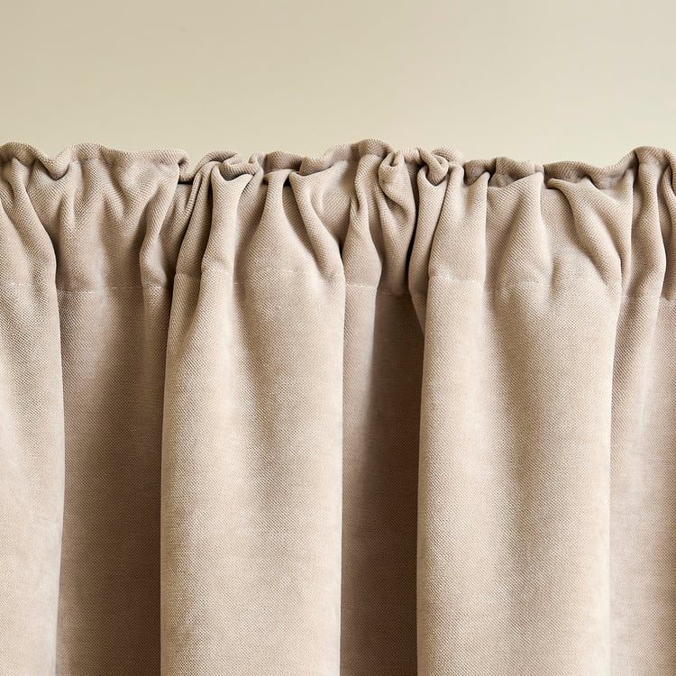 Muffle Set of 2 Blackout Door Curtains - 7.3ft (225cm)