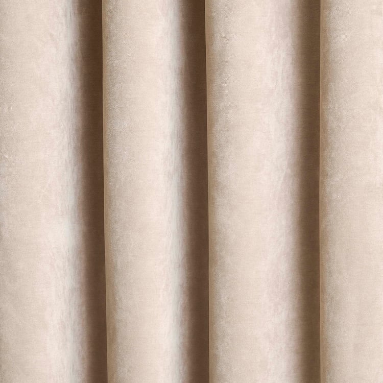 Muffle Set of 2 Blackout Door Curtains - 7.3ft (225cm)