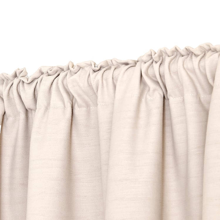 Muffle Twill Set of 2 Blackout Door Curtains - 7.3ft (225cm)