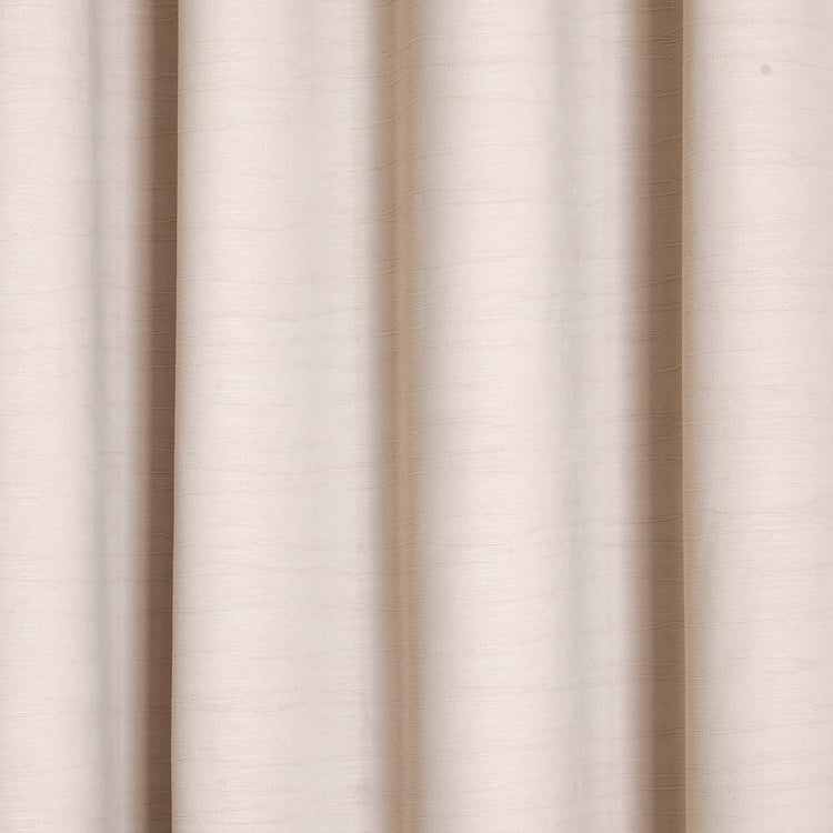 Muffle Twill Set of 2 Blackout Door Curtains - 7.3ft (225cm)