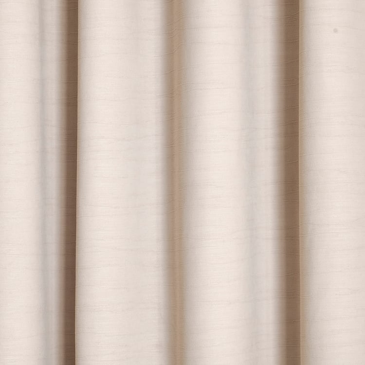 Muffle Twill Set of 2 Blackout Door Curtains - 8.8ft (270cm)