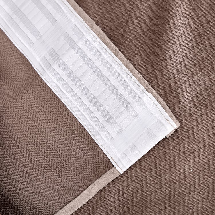 Muffle Twill Set of 2 Blackout Door Curtains - 7.385ft (225cm)