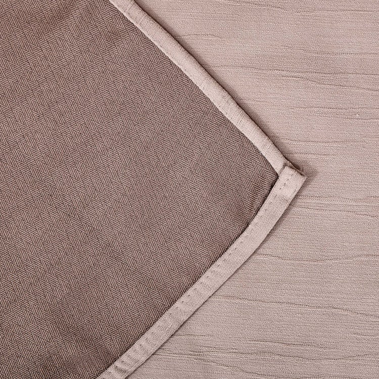 Muffle Twill Set of 2 Blackout Door Curtains - 7.385ft (225cm)