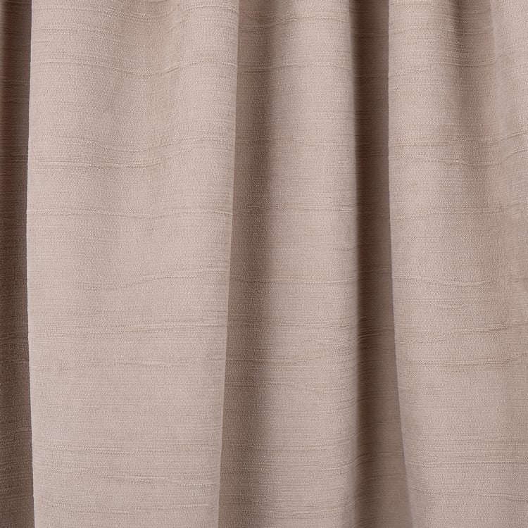 Muffle Twill Set of 2 Blackout Door Curtains - 8.85ft (270cm)