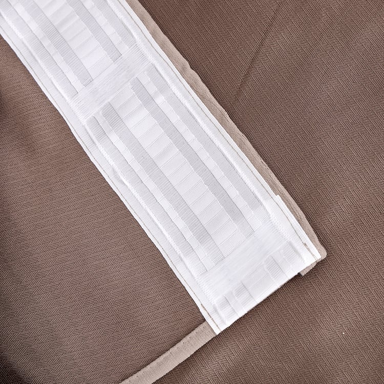 Muffle Twill Set of 2 Blackout Door Curtains - 8.85ft (270cm)