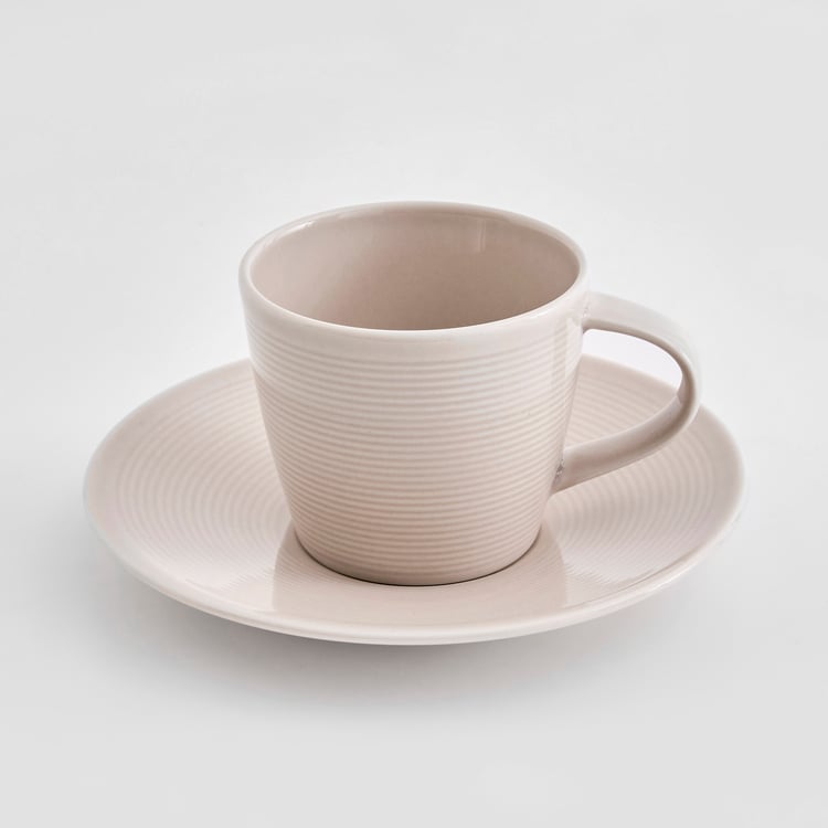 Nesta HG Porcelain Striped Cup and Saucer - 180ml