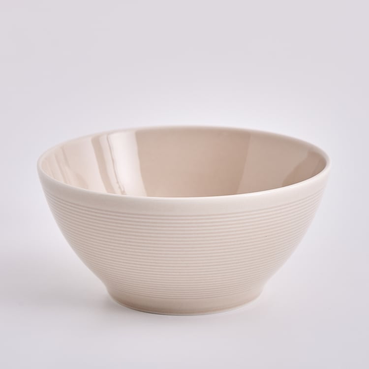 Nesta HG Porcelain Ribbed Cereal Bowl - 600ml