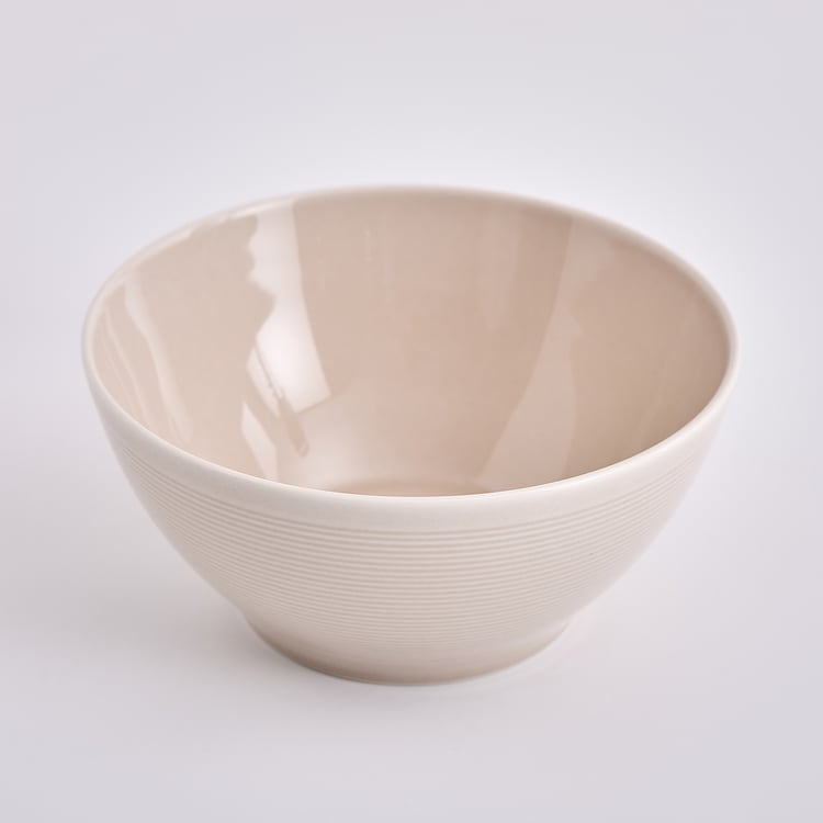 Nesta HG Porcelain Ribbed Cereal Bowl - 600ml