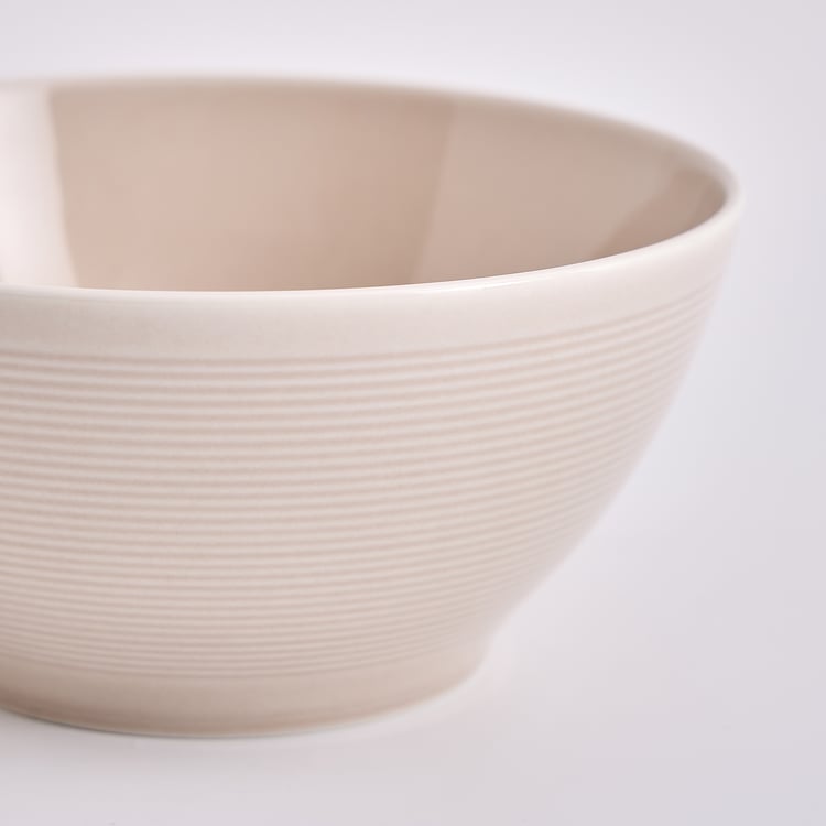 Nesta HG Porcelain Ribbed Cereal Bowl - 600ml