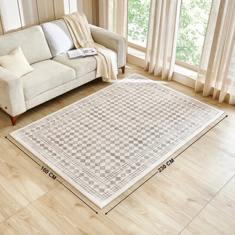 Davina Checked Carpet - 230x160cm