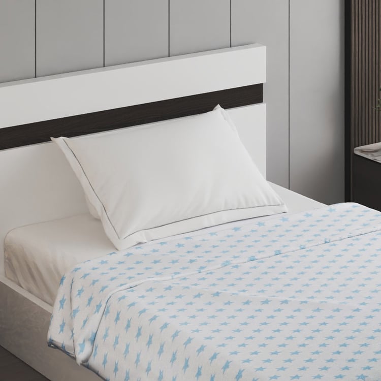 Corsica Slate Kids Star Print Single Blanket