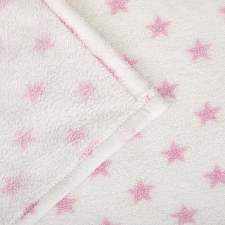 Corsica Slate Kids Heart Print Single Blanket