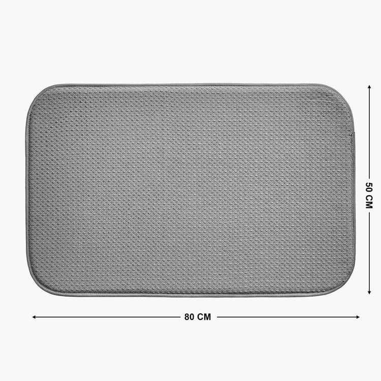 Buttercup Waffle Anti-Slip Bath Mat - 80x50cm