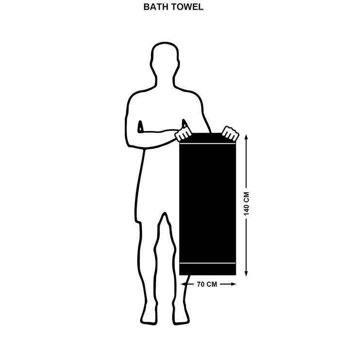 Elysian Urban Cotton Bath Towel - 140x70cm