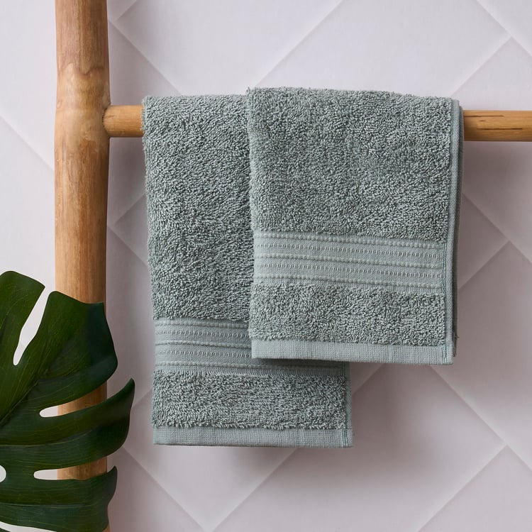 Elysian Urban Set of 2 Cotton Face Towels - 30x30cm
