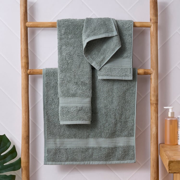 Elysian Urban Set of 2 Cotton Face Towels - 30x30cm