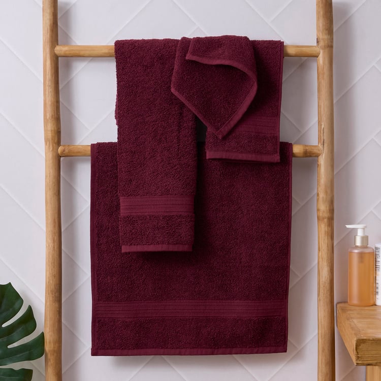 Elysian Set of 2 Cotton Face Towels - 30x30cm