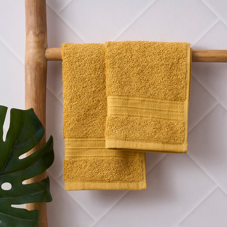Elysian Set of 2 Cotton Face Towels - 30x30cm