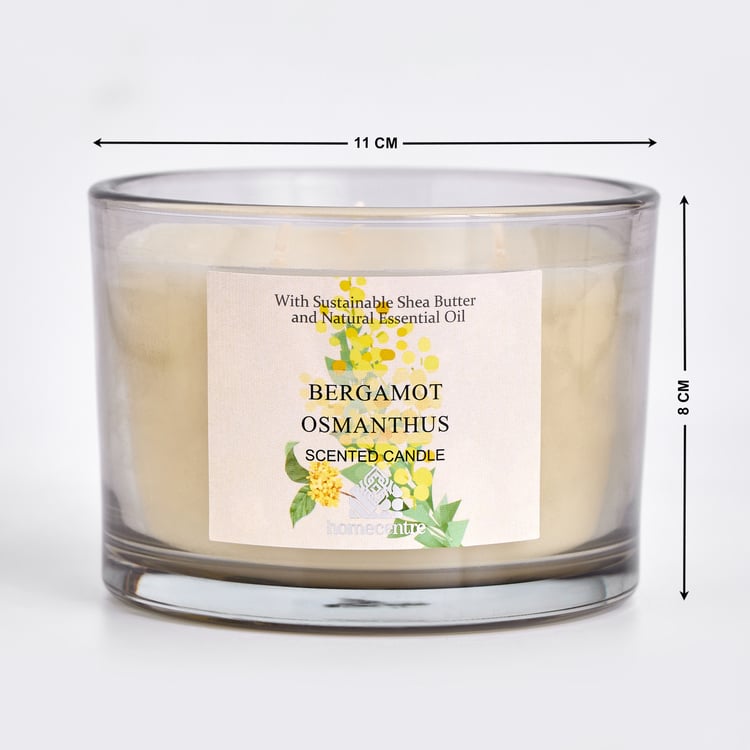 Utopia Refresh Bouquet Bergamot Osmanthus Scented Jar Candle