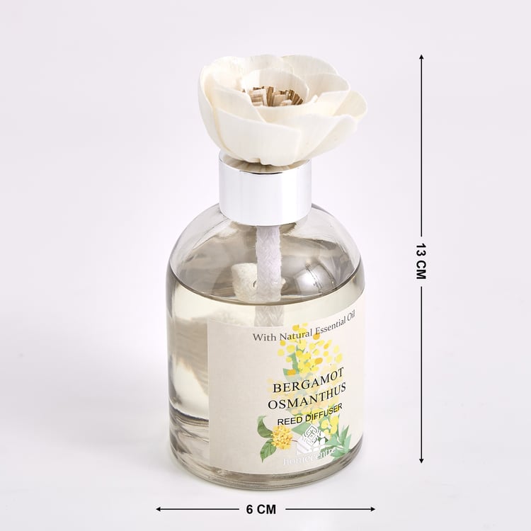 Utopia Refresh Bouquet Bergamot Osmanthus Reed Diffuser with Sola Flower
