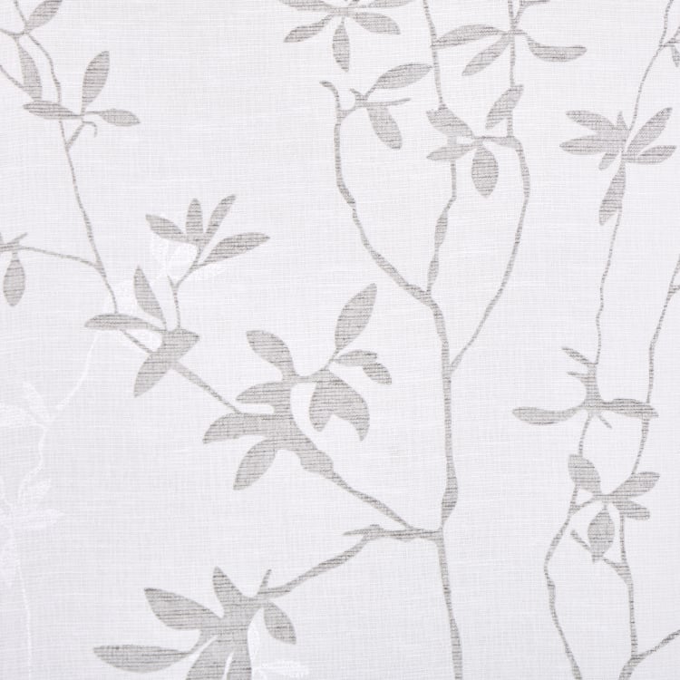 Amaira Printed Set of 2 Sheer Door Curtains - 8.8ft (270cm)
