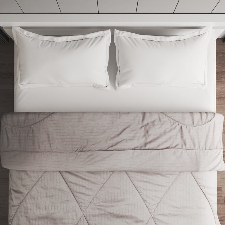 Campbell Cotton Striped Double Comforter