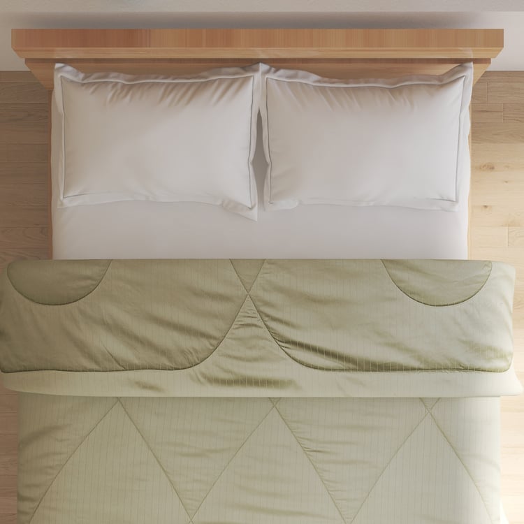 Campbell Cotton Striped Double Comforter