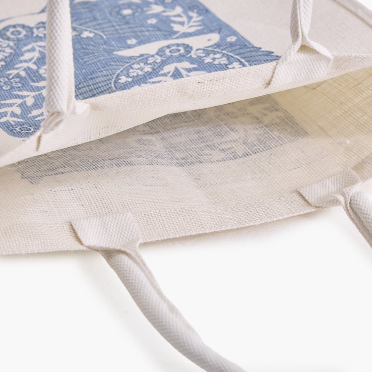 Minerals Freespirit Jute Printed Tote Bag