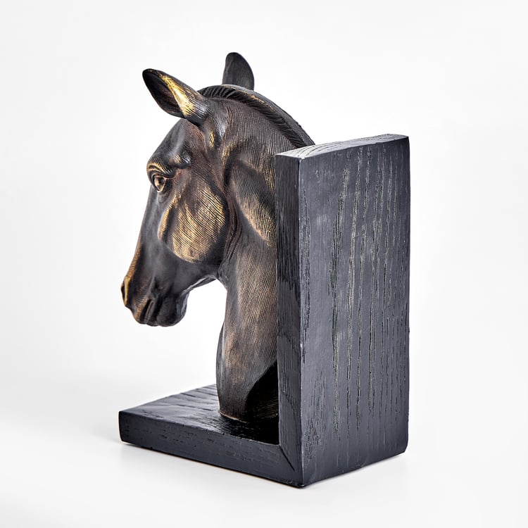 Minerals Arbor Polyresin Horse Bookend