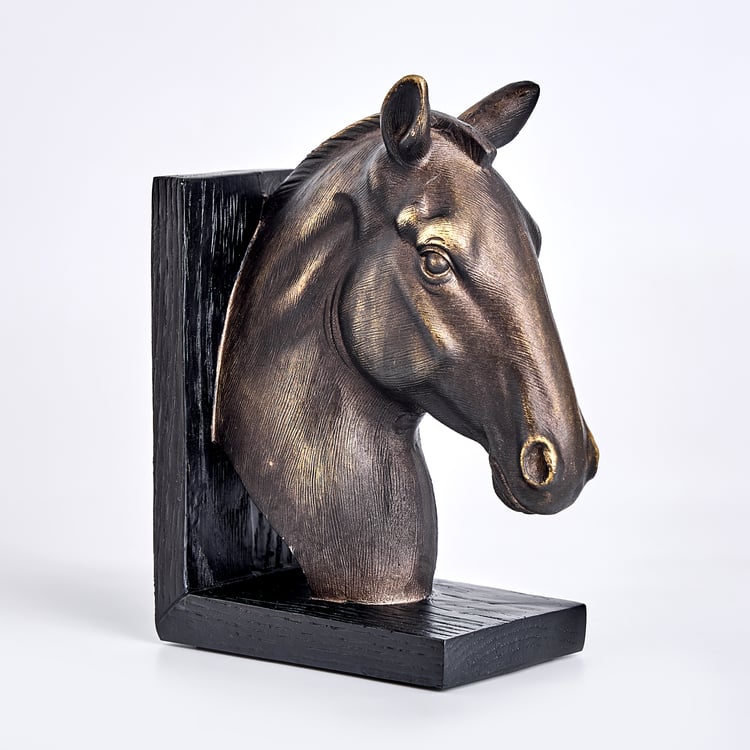 Minerals Arbor Polyresin Horse Bookend