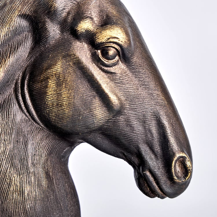 Minerals Arbor Polyresin Horse Bookend