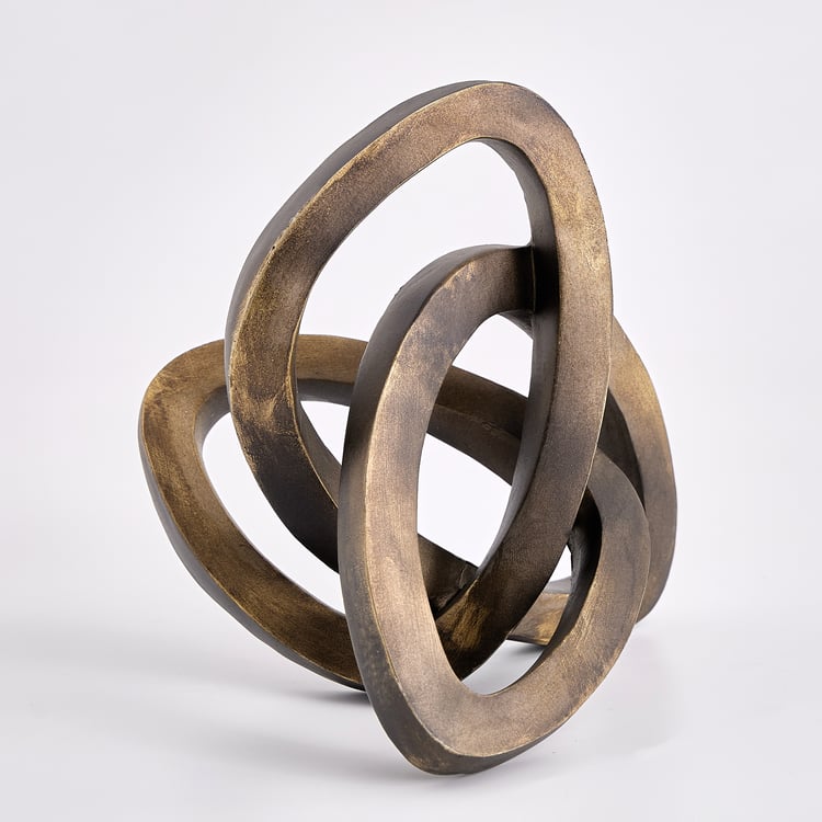 Mineral Sentinel Polyresin Link Table Accent